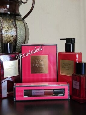 Victoria’s Secret BOMBSHELL INTENSE 3.4 FL OZ & Mini/Travel Spray 5PC Bundle